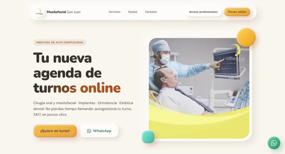 Captura de odontoTurnos